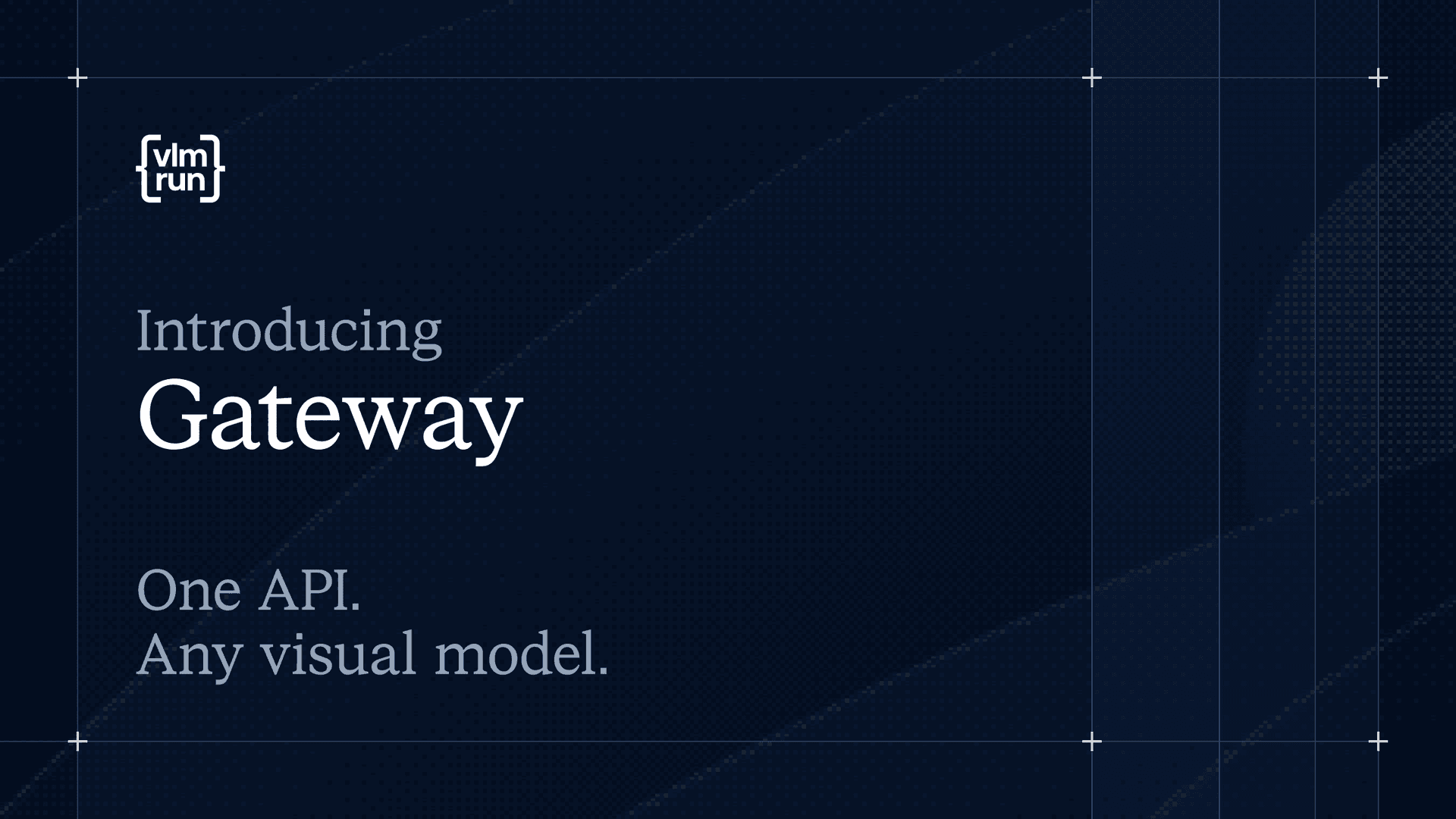 Introducing the VLM Run Gateway. One OpenAI-compatible endpoint for specialized open-weight visual models.